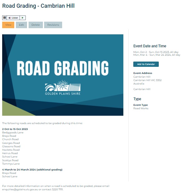 Road grading 2