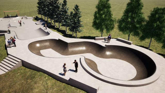 Bannockburn Skate Bowl Concept Design 5