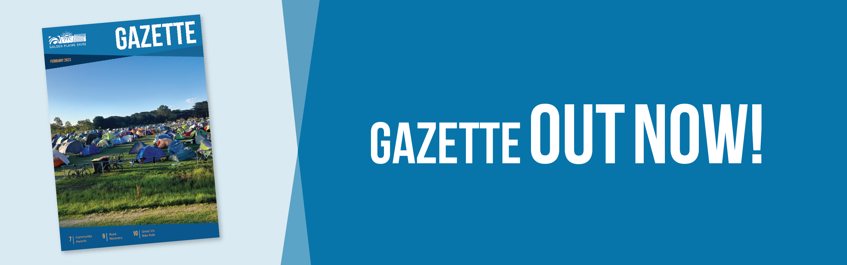 Gazette Issue 1 2023 banner