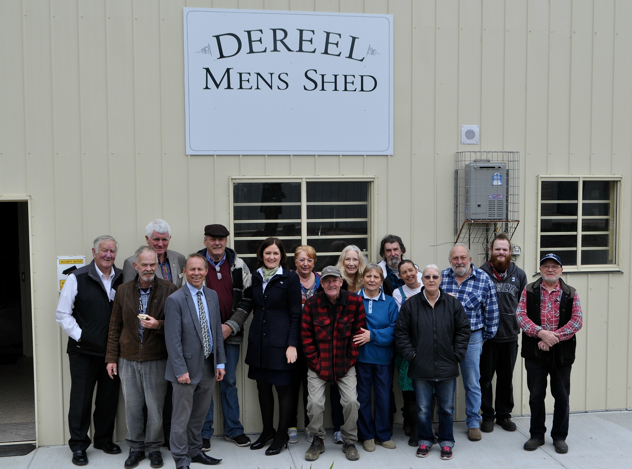 Dereel Men's Shed opening