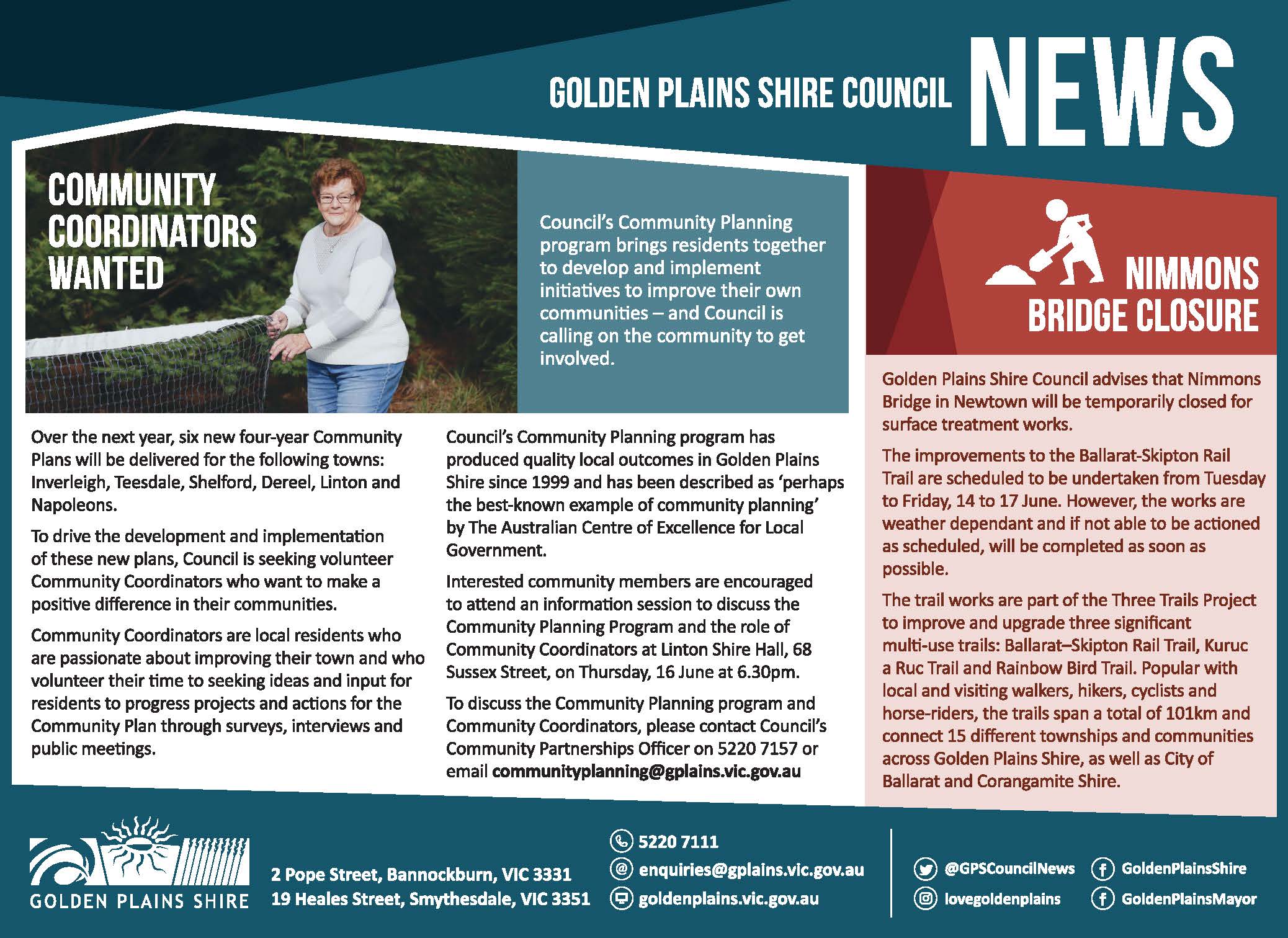 Council News: Golden Plains Times - 9 June 2022