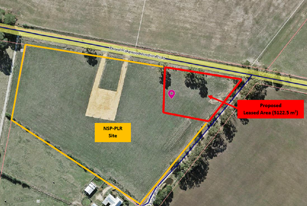 Proposed lease area