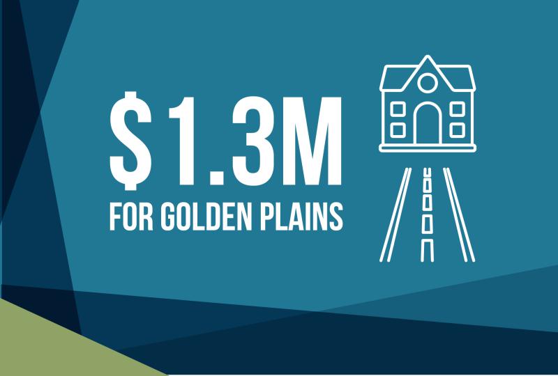 $1.3 million for Golden Plains