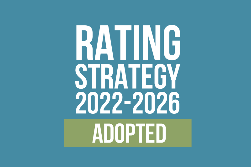 Rating Strategy 2022-2026 Adopted