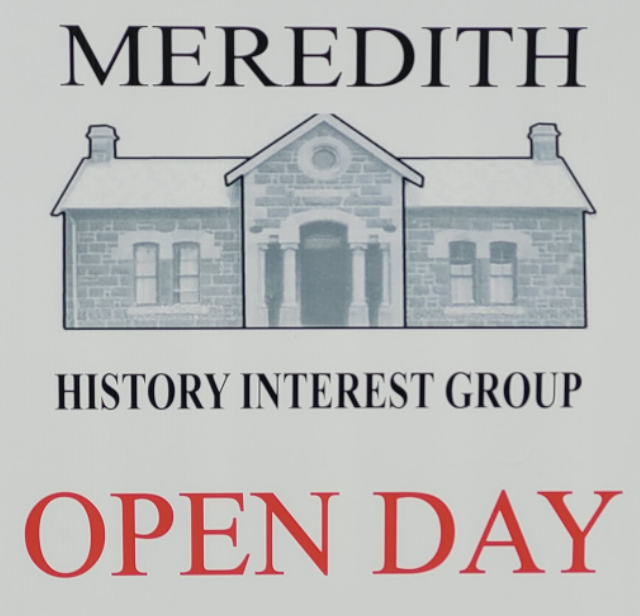 Meredith History Interest Group Open Day