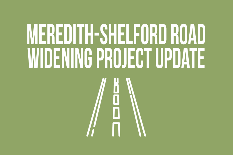 Meredith-Shelford Road Widening Project Update