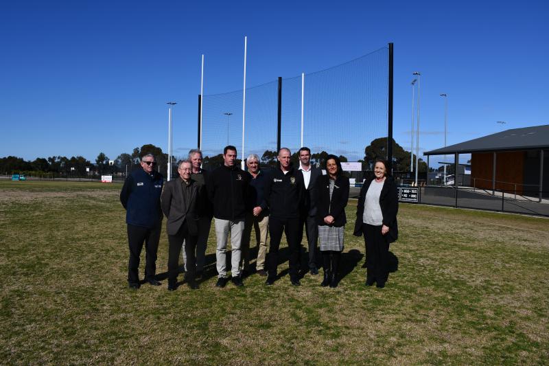 Victoria Park Goal Netting Official Opening