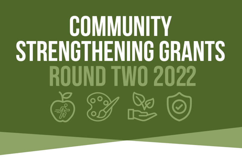 Community Strengthening Grants Round Two 2022 