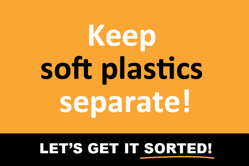 Keep soft plastics separate