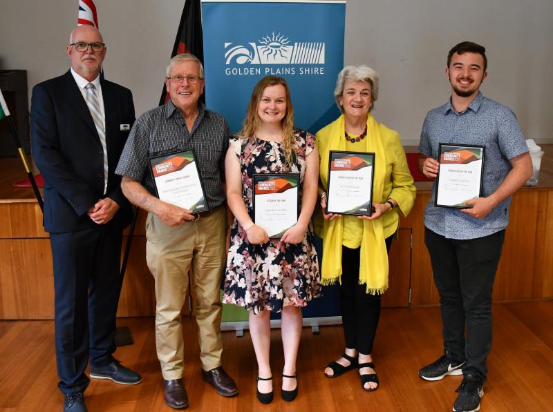 Golden Plains Shire Council Community Award Winners