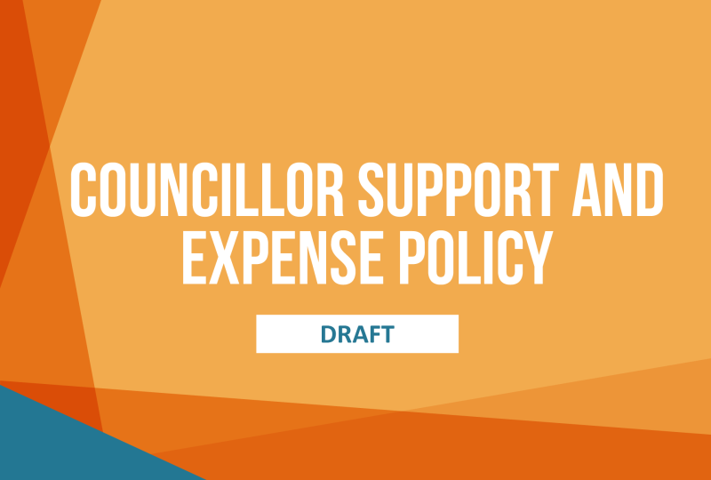 Councillor support and expense policy web tile
