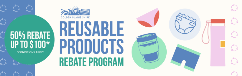 Reusable Products Rebate banner