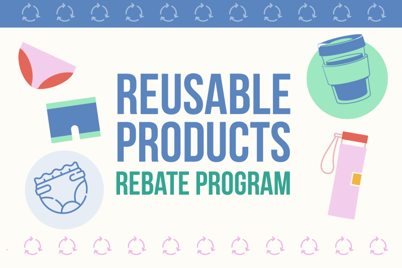 Reusable Products Rebate Program web tile