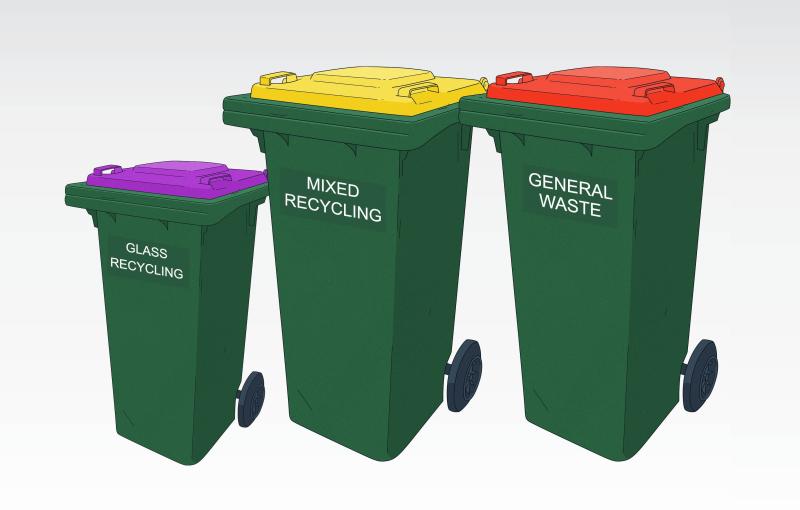 three bin system