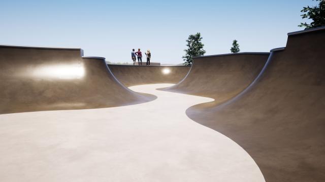Bannockburn Skate Bowl Concept Design 2