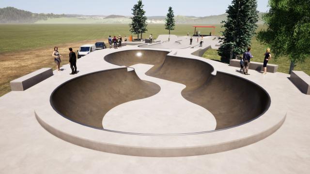 Bannockburn Skate Bowl Concept Design 4