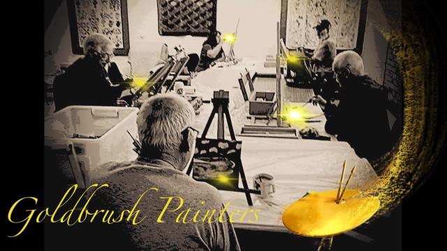 Image of Goldbrush Painters in session.