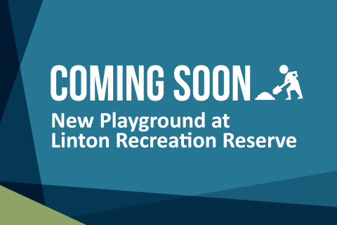 Coming Soon: New Playground at Linton Recreation Reserve