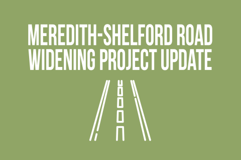 Meredith-Shelford Road Widening Project Update