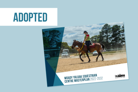 Woady Yaloak Equestrian Centre Masterplan Adopted