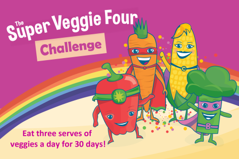 Super Veggie Four Challenge 