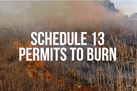 permits to burn
