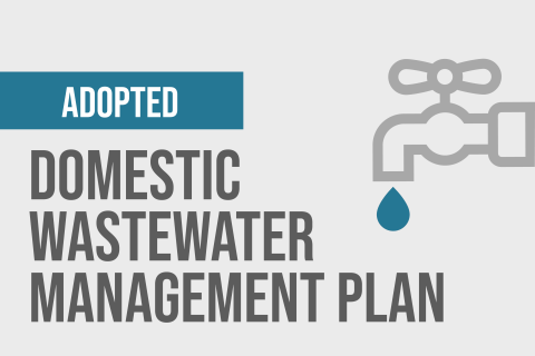 domestic wastewater plan adopted